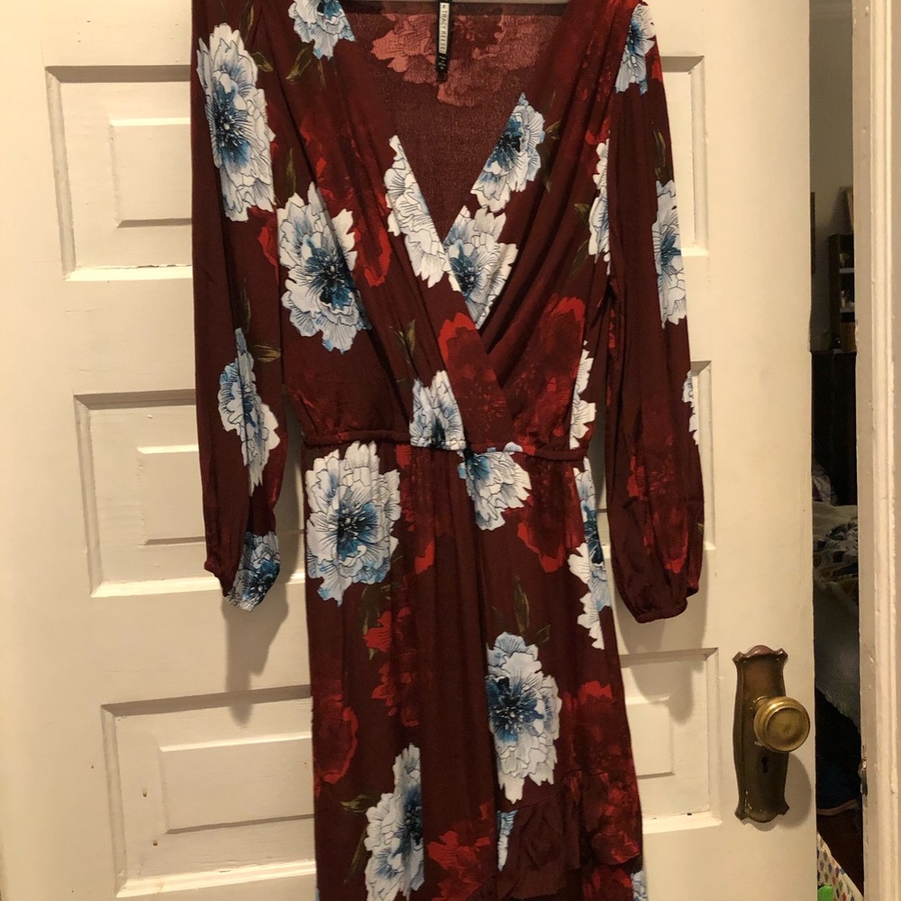 Maroon dress